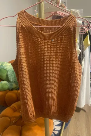 Sleeveless top Orange Size none thumbnail 1