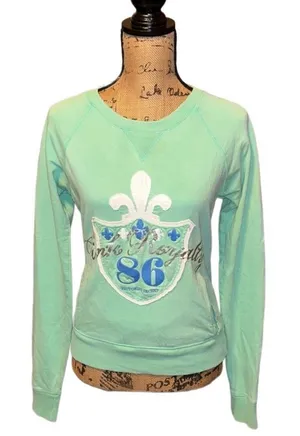PINK - Victoria's Secret Distressed sweatshirt size XS thumbnail 1