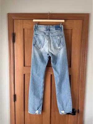 MOTHER Superior High Waisted Rider Skimp Jeans in The Confession Wash Women’s 27 thumbnail 5