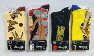 New Disney Movie Crew Socks Women's Size 9-13 Timone Bambi Moana Simba Lot of 4 thumbnail 1