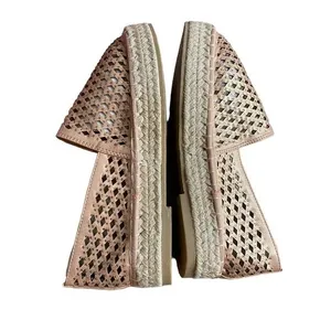 Catherine Malandrino Size 6 Melchior Espadrille‎ Slip On Loafers Rose Gold NWT thumbnail 6