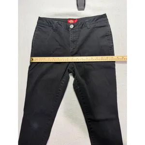 Dickies Womens Black Slim Fit Straight Leg Chino Work Pants Size 9/29 thumbnail 6
