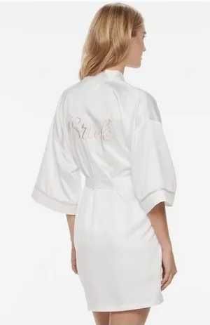 NWOT Apt. 9 Embroidered Bridal Robe thumbnail 1