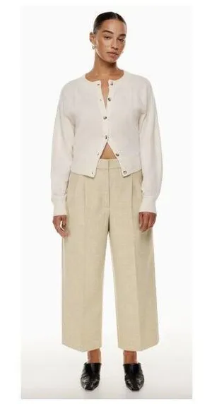 ARITZIA Wilfred The Effortless Cropped Pant in Claudine Hounds Tooth Size US 2 thumbnail 1