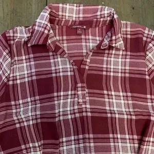 Plaid Top Red thumbnail 4