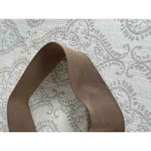 Vintage Statement Belt Womens Elastic‎ Waist 90s Retro Wide Brown Tan M/L Hook thumbnail 5