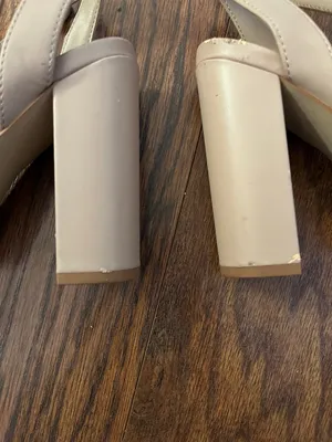 Mix No. 6 Nude Block Heel Ankle-Strap Sandals thumbnail 12