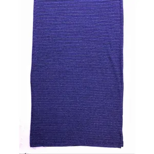 Vintage Faded Glory Maxi Dress Women L‎ Blue Striped Sleeveless Ribbed Knit Y2K thumbnail 9