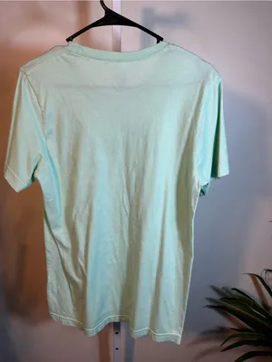 P221. Faith in God Bella+Canvas Mint Graphic Tee - Medium thumbnail 3