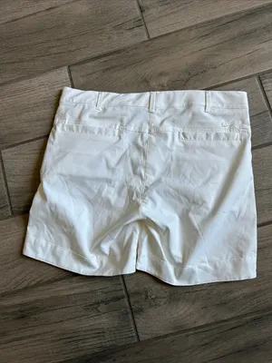Nike White Athletic Shorts thumbnail 4