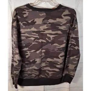 Splendid‎ Camo Long Sleeve TShirt Women's Size S thumbnail 2