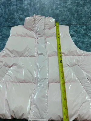 PINK Victoria's Secret Light Pink Quilted Puffer Vest S thumbnail 7