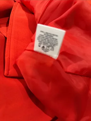 NWT $158 Express Bright Red Orange Size 3X Plus Single Button Hourglass Blazer thumbnail 8