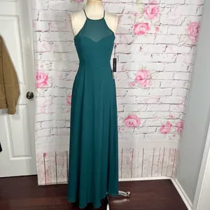 Lulu’s NWT Night of Romance Emerald Green Sleeveless Maxi Dress thumbnail 7