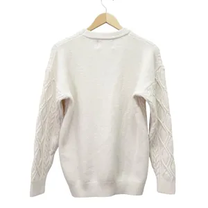 Aelfric Eden Cream Cable Knit 90s Fisherman Sweater Size XS Rory Gilmore Style thumbnail 3