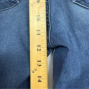 Mother High Waisted Ankle Fray Jeans Womens 24 Raw Hem Skinny Blue Denim Fall thumbnail 12