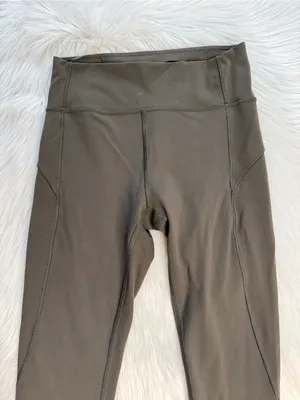 Lululemon Olive Green 7/8 Everlux 25” Tights thumbnail 3