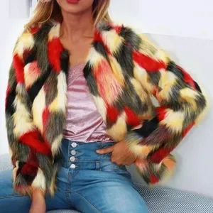 NEW Womens Shabby Faux Fur Jacket Lined S thumbnail 1