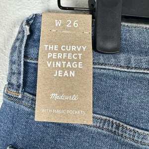 NEW Madewell The Curvy Perfect Vintage Jeans Womens 26 Medium Wash Straight Leg thumbnail 5