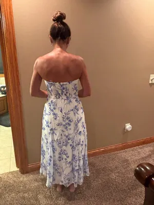 Abercrombie Strapless Floral Dress thumbnail 2