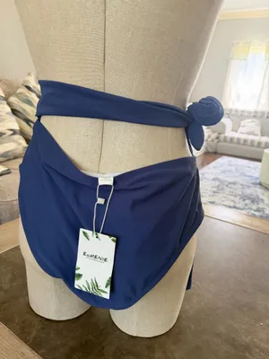 Eomenie Tie Side Tummy Control High Waisted bikini bottom thumbnail 7