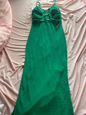 SHEIN Green summer vacation Dress thumbnail 1