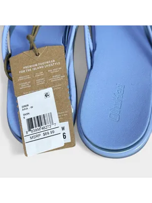 OluKai Aka Womens Thong Sandals Cloud Blue Water Friendly Size 6 New thumbnail 11