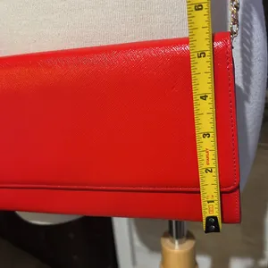 Nordstrom red Crossbody purse clutch thumbnail 13