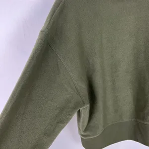 NWT Abound Brushed Knit Mock Neck Fleece Pullover in Olive Night Green Size XL thumbnail 6