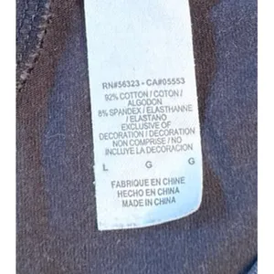 Nike Women's Black Silver Swoosh Logo Cotton Leggings Size Large thumbnail 6