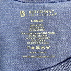BuffBunny Blue‎ Fitted Raglan Long Sleeve Tee thumbnail 3