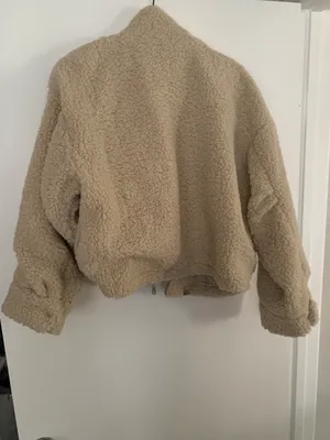 Lulus Teddy Fur White Cream Jacket thumbnail 5