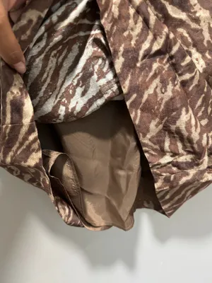 NWOT Banana Republic Brown Zebra V Neck Dress thumbnail 6