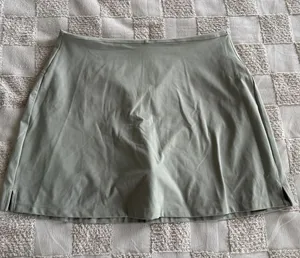 Girlfriend Collective Sport Skort Agave Sage Green Side Slit XXXL thumbnail 1