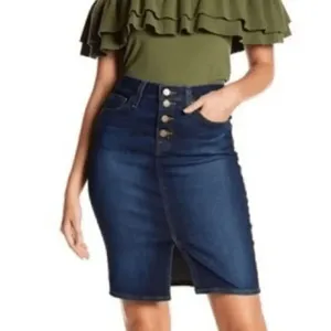 Big Star Stella High Rise Denim Pencil Skirt Size 26 Small thumbnail 8