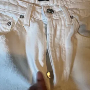 Edwin Womens White High Rise Straight‎ Leg Button Fly Denim Jeans Size 26 thumbnail 2