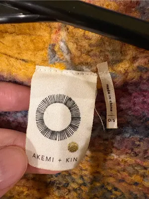 Anthropologie Akemi + Kin Multicolor Striped Open Cardigan Sweater one size thumbnail 4