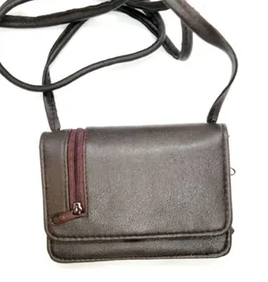 Leather Crossbody Travel Purse thumbnail 1
