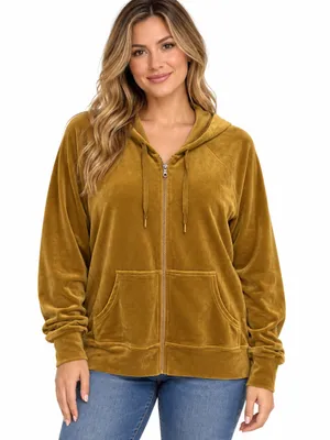 OFFLINE by Aerie Velour Full-Zip Hoodie jacket XL thumbnail 1