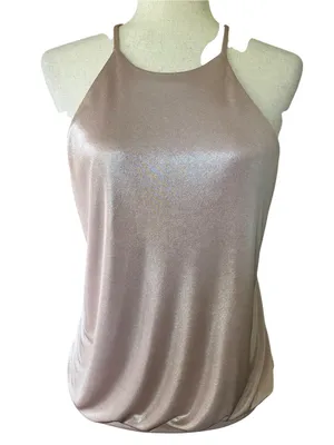 Express Cami Shine Tank features a shimmer finish. thumbnail 10