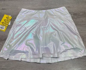 EleVen by Venus Williams White Iridescent‎ Flutter Tennis Skirt XS XSmall thumbnail 1