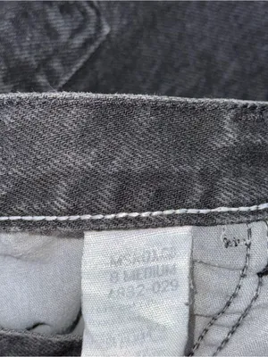 Vintage 90s Wrangler for Women Black Denim High Rise Taper Ankle Mom Jeans Sz 8 thumbnail 8