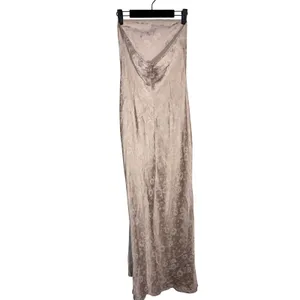 Princess‎ Polly Salvin Strapless Maxi Dress Champagne Floral Jacquard US 6 thumbnail 8