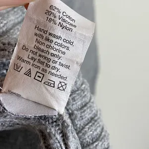Madewell Textureworks Grey Ribbed Trim Knitted Crewneck Sweater Size S thumbnail 9