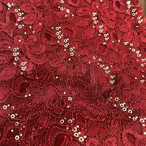 Ruby Rox‎ Red Lace Sequin Long Sleeve Dress New with Tags Large thumbnail 2