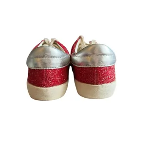 Mi.iM Skylar Rubber Sole Lace-up Glitter Leather Star Sneakers Women’s Size 6.5 thumbnail 6