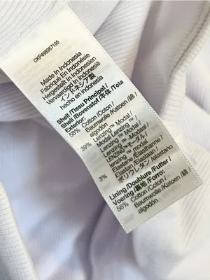 NWT Madewell White Squareneck Tank Top - Size: Extra Large *FLAW* thumbnail 4