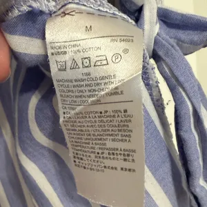 Banana Republic Blue and White Striped Blouse thumbnail 3