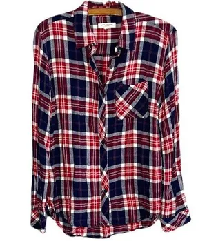 Women’s Red And Blue Flannel thumbnail 1