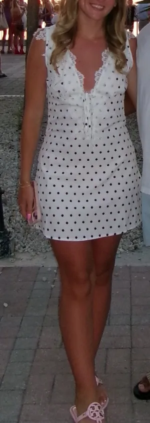SheIn Polka Dot Mini Dress thumbnail 2